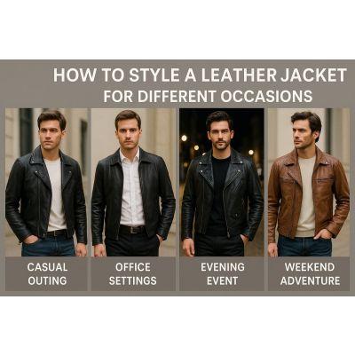 Comment porter une veste en cuir pour différentes occasions