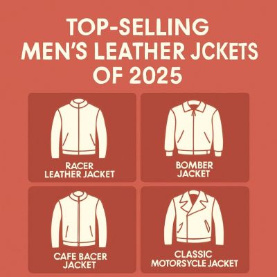 Les vestes en cuir pour hommes les plus vendues en 2025 : un comparatif