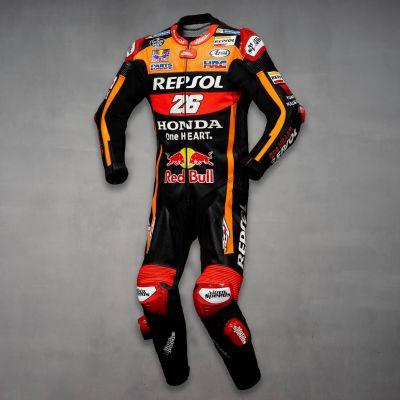 Dani Pedrosa 26 Honda Repsol Combinaison Noire 2017