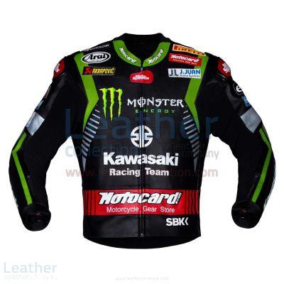 Veste en cuir Jonathan Rea Kawasaki WSBK 2018