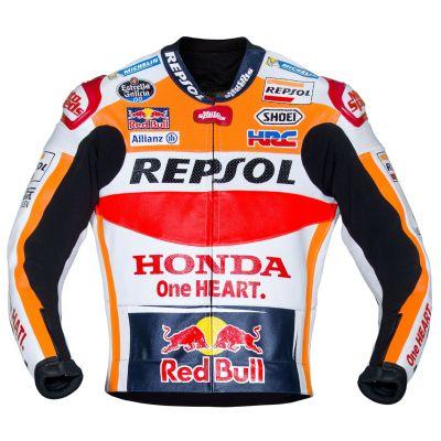 Veste en cuir Marc Marquez Honda Repsol MotoGP 2017