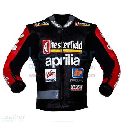 Veste de course en cuir Max Biaggi Aprilia GP 1995