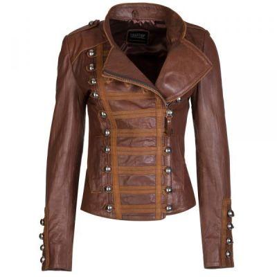 veste en cuir gothique