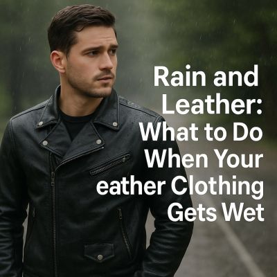 Pluie et cuir : que faire lorsque vos vêtements en cuir sont mouillés ?