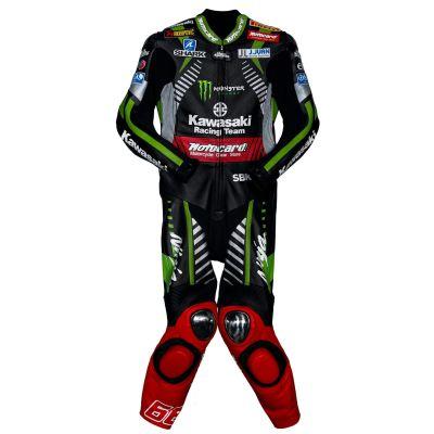Combinaison en cuir de Tom Sykes Kawasaki WSBK 2018