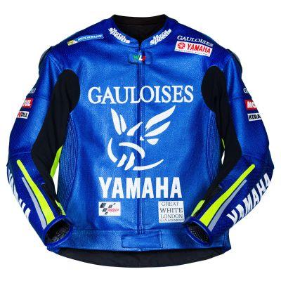 Veste en cuir Valentino Rossi Yamaha MotoGP 2005