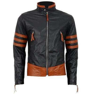 Veste en cuir Wolverine des X-Men