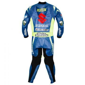 Aleix Espargaro Suzuki Combinaison de Cuirs 1 Pièce 2015