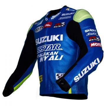 Veste de moto en cuir