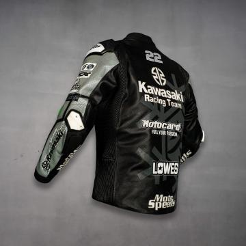 Alex Lowes Meilleure Veste de Moto Sport Kawasaki Test de Jerez 2022