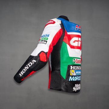 Veste de moto professionnelle Alex Marquez Honda MotoGP 2022
