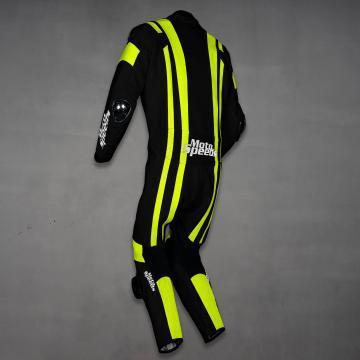Vêtements de course en cuir Alpha Neon Moto