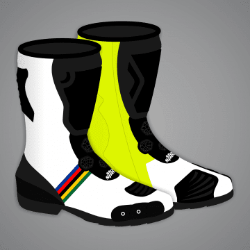 Bottes de Course de Moto Alvaro Bautista SBK 2024