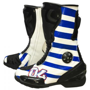 Bottes de motard en cuir