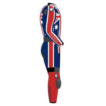 Suits de moto personnalisés avec le drapeau australien