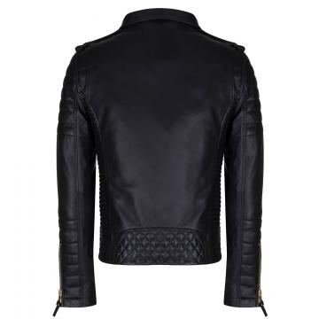 Veste rembourrée noire pour hommes