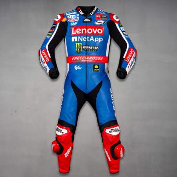 Vêtements de moto bleus Francesco Bagnaia Ducati 2024