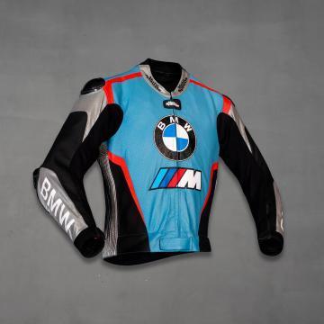 Veste en cuir de moto BMW
