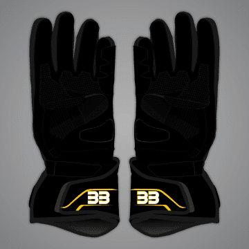 Gants de moto noir Brad Binder MotoGP 2024
