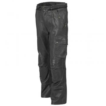 Pantalons en cuir classiques pour moto