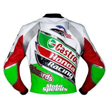Veste de moto Colin Edwards Castrol Honda 2002 WSBK