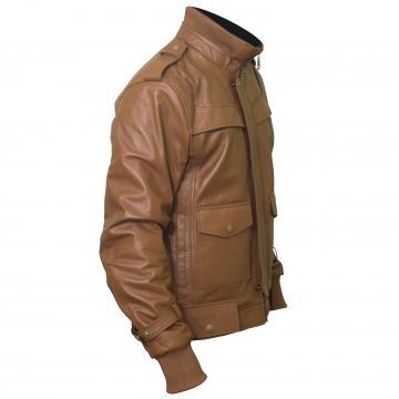 Veste en cuir pour homme
