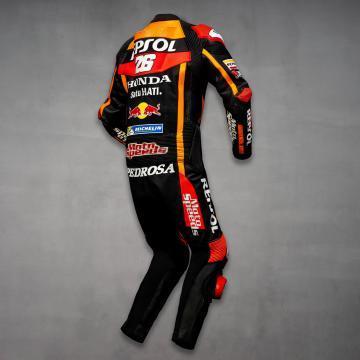 Vêtement de moto noir