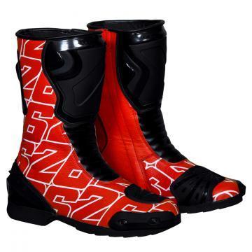 Bottes de moto en cuir