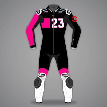 Enea Bastianini Combinaison de Course Noire Test d'Hiver 2024