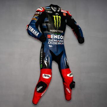 Cuir de piste de moto Yamaha de Fabio Quartararo MotoGP 2023