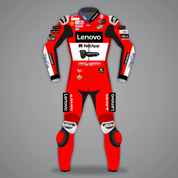 Cuirs de route Francesco Bagnaia GP britannique 2024