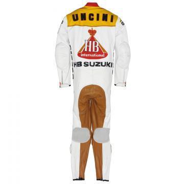 Uncini Costume de Moto Blanc GP 1982