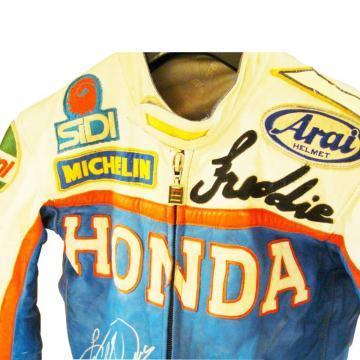Combinaison complète de conduite de moto Freddie Spencer Honda GP 1983