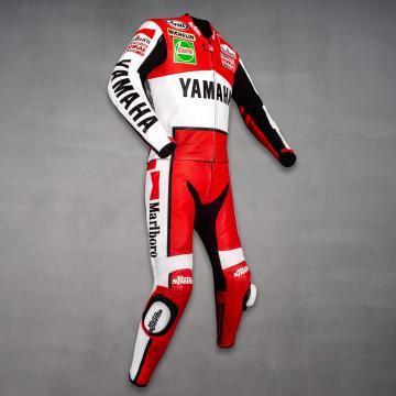 Freddie Spencer Yamaha Costume de Course de Moto Vintage