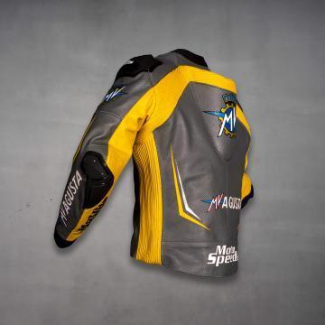 Veste de moto grise Mv Agusta