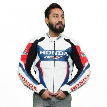Veste en cuir de moto Honda RCV213 2016