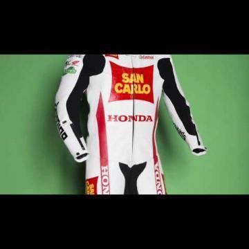 Cuirs de Moto Marco Simoncelli Honda 2011