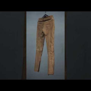 Pantalon en daim noir