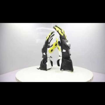 Gants de moto jaunes
