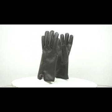 Gants en cuir doublés de fourrure