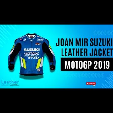 Veste en cuir Suzuki de Joan Mir MotoGP 2019