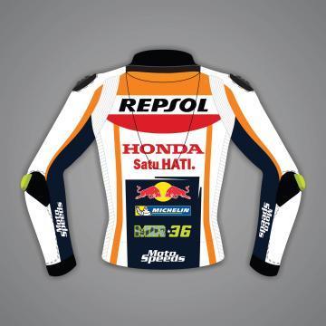 Veste en cuir MotoGP 2023 Joan Mir Honda Repsol