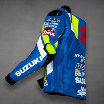 Veste en cuir Suzuki de Joan Mir MotoGP 2019