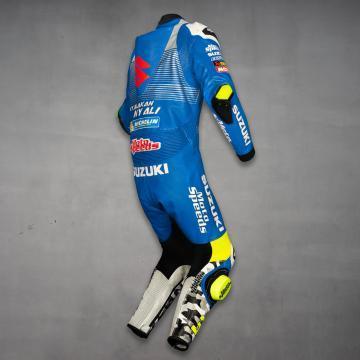 Vêtements en cuir de course Suzuki de Joan Mir MotoGP 2020