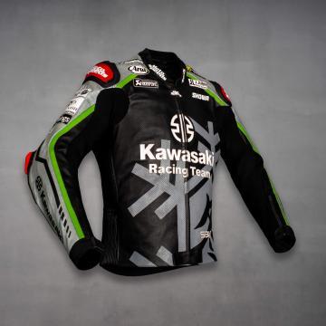 veste noire Kawasaki