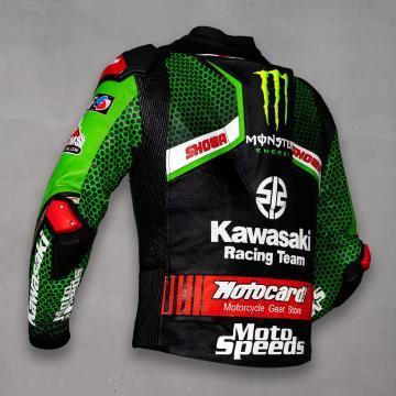 Veste en cuir Kawasaki