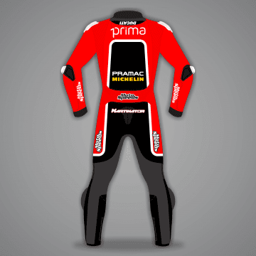 Motocyclisme Jorge Martin Combinaison Ducati GP britannique 2024