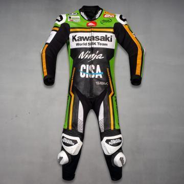 Kawasaki Cuir de Course Combinaison Garrett Gerloff SBK 2025