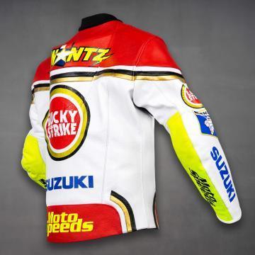 Veste en cuir de moto Suzuki de Kevin Schwantz 1993