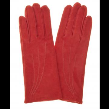 Gants en cuir pour femmes doublés en cachemire